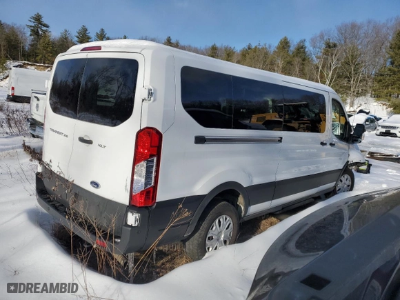 2023 Ford Transit Passenger Wagon XL with VIN 1FBAX2YG6PKA86544, listed as a Copart auction lot 43318865 with 37,236 mi miles and Clean Title. Bid and sale history available at carsss.com. Image 3.