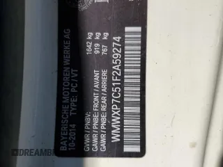 2015 MINI Hardtop S z VIN WMWXP7C51F2A59274, wystawiony jako Copart lot #54312025 z przebiegiem 191 765 mil mil oraz Czysty tytuł • Clean title. Historia ofert i sprzedaży dostępna na DreamBid. Obrazek 13.
