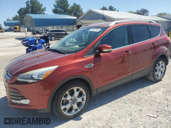 2016 Ford Escape Titanium z VIN 1FMCU9J99GUA91223, wystawiony jako Copart lot #54666545 z przebiegiem 109 684 mil mil oraz Szkoda całkowita • Salvage title. Historia ofert i sprzedaży dostępna na DreamBid. Obrazek 1.