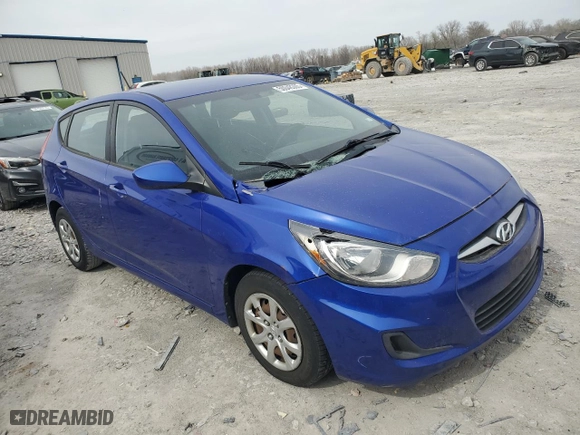 2014 Hyundai Accent GS with VIN KMHCT5AE5EU183029, listed as a Copart auction lot 50048305 with 142,692 mi miles and Salvage Title. Bid and sale history available at carsss.com. Image 4.