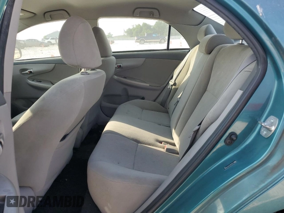 2010 Toyota Corolla with VIN 2T1BU4EEXAC381825, listed as a Copart auction lot 53634555 with 134,219 mi miles and Salvage Title. Bid and sale history available at carsss.com. Image 10.