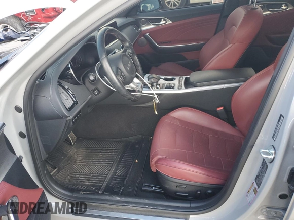 2023 Kia Stinger GT2 with VIN KNAE55LC3P6134192, listed as a Copart auction lot 89084315 with 14,217 mi miles and Salvage Title. Bid and sale history available at carsss.com. Image 7.