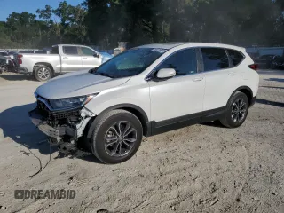2021 Honda CR-V EX-L with VIN 7FARW1H86ME024482, listed as a Copart auction lot 58239995 with 30,411 mi miles and Salvage title. Bid and sale history available at DreamBid. Image 1.
