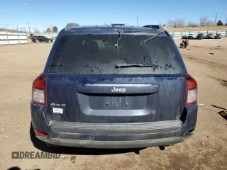 2014 Jeep Compass Sport with VIN 1C4NJDBB4ED566543, listed as a Copart auction lot 47140445 with 144,170 mi miles and Salvage Title. Bid and sale history available at carsss.com. Image 6.