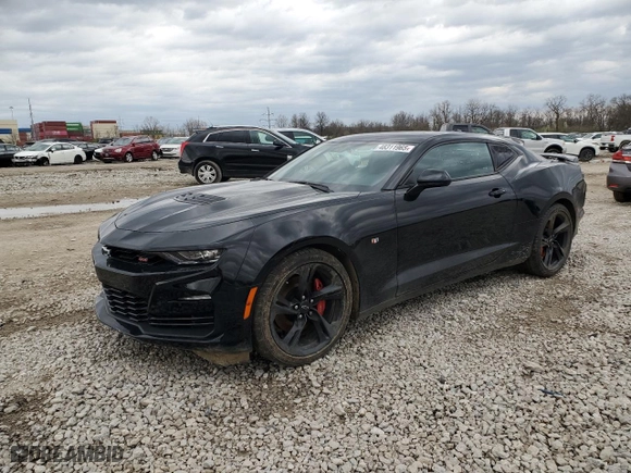 2023 Chevrolet Camaro 2SS with VIN 1G1FH1R78P0106336, listed as a Copart auction lot 48311965 with 0 mi miles and Salvage Title. Bid and sale history available at carsss.com. Image 1.
