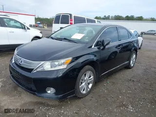 2010 Lexus HS 250h with VIN JTHBB1BAXA2011199, listed as a IAAI auction lot 41829045 with 155,094 mi miles. Bid and sale history available at carsss.com. Image 2.