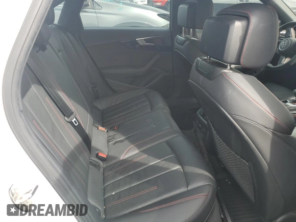 2019 Audi A4 Premium Plus with VIN WAUENAF48KA016318, listed as a Copart auction lot 51271465 with 104,013 mi miles and Salvage Title. Bid and sale history available at carsss.com. Image 10.