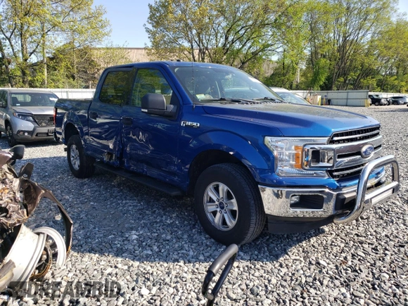 2018 Ford F-150 XL with VIN 1FTEW1EG2JFD55122, listed as a Copart auction lot 56501955 with 91,649 mi miles and Salvage title. Bid and sale history available at DreamBid. Image 4.