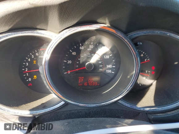 2011 Kia Sorento LX with VIN 5XYKTDA29BG065420, listed as a Copart auction lot 44386425 with 167,033 mi miles and Salvage Title. Bid and sale history available at carsss.com. Image 9.