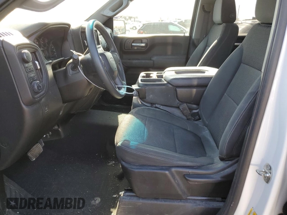 2021 Chevrolet Silverado 1500 Custom Trail Boss with VIN 1GCPYCEF3MZ352934, listed as a Copart auction lot 48747415 with 56,017 mi miles and Salvage Title. Bid and sale history available at DreamBid. Image 7.