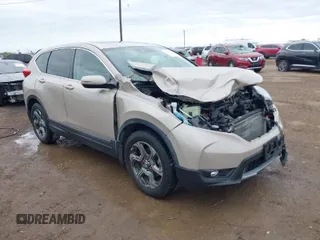 2019 Honda CR-V EX with VIN 5J6RW1H56KL002651, listed as a IAAI auction lot 41306997 with 50,510 mi miles. Bid and sale history available at carsss.com. Image 1.