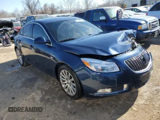 2011 Buick Regal CXL RL4 with VIN W04GS5EC2B1010805, listed as a Copart auction lot 61266414 with 0 mi miles. Bid and sale history available at carsss.com. Image 4.