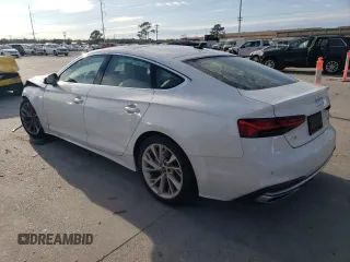 2023 Audi A5 Sportback Premium Plus with VIN WAUCBCF56PA050964, listed as a Copart auction lot 74617653 with 3,495 mi miles. Bid and sale history available at carsss.com. Image 2.