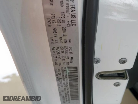 2020 Jeep Cherokee Lux with VIN 1C4PJLLX8LD525066, listed as a Copart auction lot 59350035 with 53,640 mi miles and Salvage title. Bid and sale history available at DreamBid. Image 12.