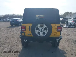 2019 Jeep Wrangler Unlimited Sport S with VIN 1C4HJXDG4KW579364, listed as a IAAI auction lot 41809318 with 22,370 mi miles and . Bid and sale history available at DreamBid. Image 16.