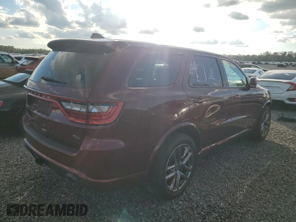 2022 Dodge Durango R/T Plus with VIN 1C4SDJCT0NC222634, listed as a Copart auction lot 85609924 with 26,692 mi miles and Salvage title. Bid and sale history available at DreamBid. Image 3.