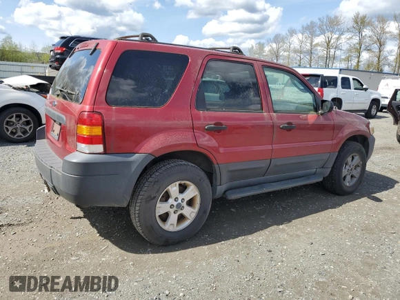 2005 Ford Escape XLT with VIN 1FMYU93195KA54937, listed as a Copart auction lot 52060135 with 95,649 mi miles and Clean Title. Bid and sale history available at carsss.com. Image 3.