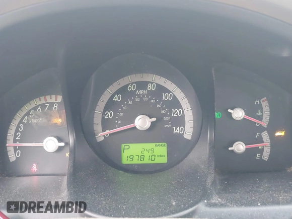 2008 Kia Sportage LX with VIN KNDJE723987527110, listed as a IAAI auction lot 42020008 with 197,810 mi miles and . Bid and sale history available at DreamBid. Image 7.