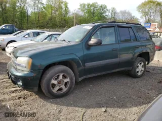 2005 Chevrolet TrailBlazer LT with VIN 1GNDT13S252290501, listed as a Copart auction lot 53621315 with 0 mi miles and Salvage Title. Bid and sale history available at carsss.com. Image 1.