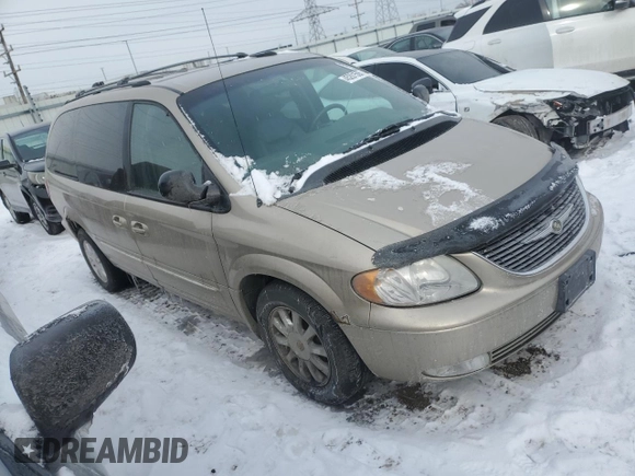 2002 Chrysler Town & Country LXi with VIN 2C8GP54L72R580009, listed as a Copart auction lot 45201505 with 124,085 mi miles and Clean Title. Bid and sale history available at carsss.com. Image 4.