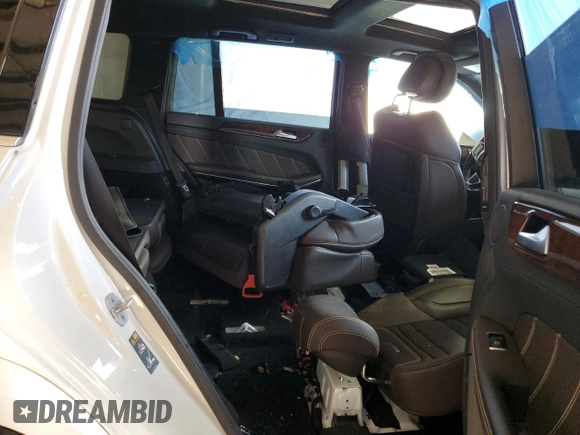 2017 Mercedes-Benz GLS with VIN 4JGDF7FE2HA887419, listed as a Copart auction lot 82378784 with 0 mi miles and Salvage Title. Bid and sale history available at carsss.com. Image 10.