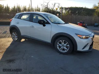 2018 Mazda CX-3 Sport with VIN JM1DKFB78J0317177, listed as a Copart auction lot 41909555 with 53,890 mi miles and Salvage Title. Bid and sale history available at carsss.com. Image 4.