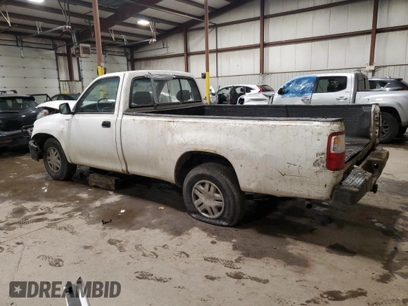 1993 Toyota T100 DX z VIN JT4VD10A0P0013396, wystawiony jako Copart lot #43002405 z przebiegiem 137 000 mil mil oraz Szkoda całkowita • Salvage title. Historia ofert i sprzedaży dostępna na DreamBid. Obrazek 2.