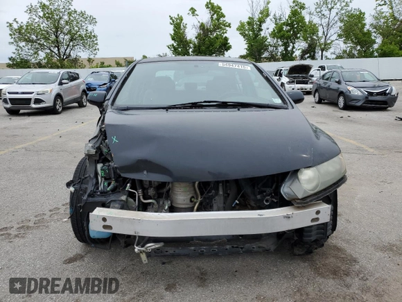 2008 Honda Civic LX z VIN 1HGFA16508L011429, wystawiony jako Copart lot #54947415 z przebiegiem 55 895 mil mil oraz Szkoda całkowita • Salvage title. Historia ofert i sprzedaży dostępna na DreamBid. Obrazek 5.