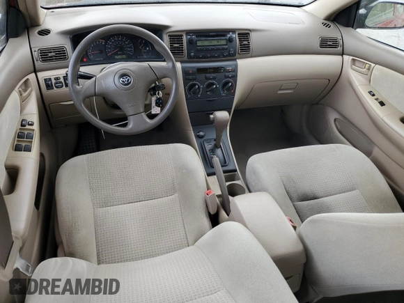 2008 Toyota Corolla CE with VIN 2T1BR32E98C899483, listed as a Copart auction lot 55488275 with 155,884 mi miles and Salvage Title. Bid and sale history available at DreamBid. Image 8.