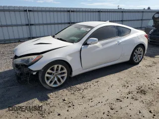 2016 Hyundai Genesis Coupe 3.8L Base with VIN KMHHT6KJ6GU132228, listed as a Copart auction lot 77210034 with 76,314 mi miles and Salvage Title. Bid and sale history available at carsss.com. Image 1.