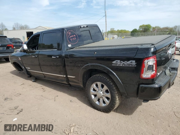 2020 Ram 2500 Limited z VIN 3C6UR5SL1LG109666, wystawiony jako Copart lot #52111515 z przebiegiem 48 068 mil mil oraz Szkoda całkowita • Salvage title. Historia ofert i sprzedaży dostępna na DreamBid. Obrazek 2.
