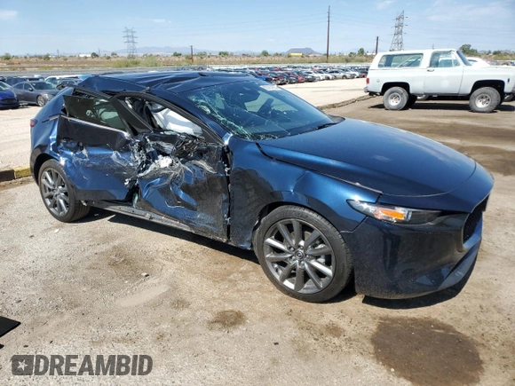 2022 Mazda 3 Select with VIN JM1BPAKL9N1507630, listed as a Copart auction lot 63757255 with 50,250 mi miles and Salvage title. Bid and sale history available at DreamBid. Image 4.