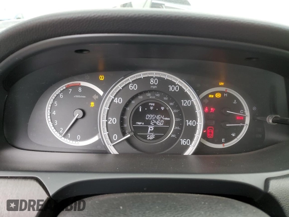 2014 Honda Accord EX-L with VIN 1HGCR2F83EA064385, listed as a Copart auction lot 52300185 with 95,464 mi miles and Salvage Title. Bid and sale history available at carsss.com. Image 9.