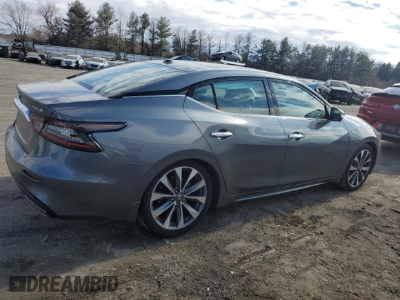 2020 Nissan Maxima Platinum with VIN 1N4AA6FV8LC367941, listed as a Copart auction lot 46709925 with 26,498 mi miles and Salvage Title. Bid and sale history available at DreamBid. Image 3.