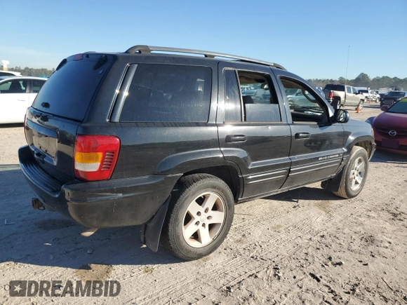 2002 Jeep Grand Cherokee Limited z VIN 1J8GW58SX2C286904, wystawiony jako Copart lot #84749214 z przebiegiem Nie podano mil oraz Czysty tytuł • Clean title. Historia ofert i sprzedaży dostępna na DreamBid. Obrazek 3.