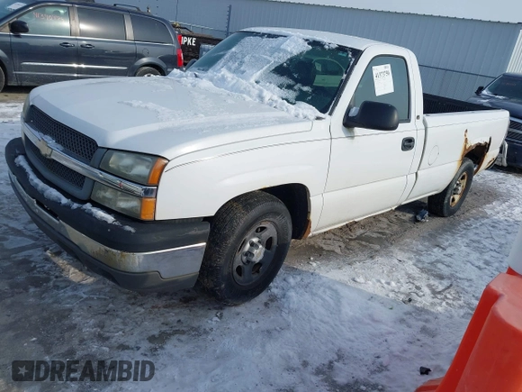 2004 Chevrolet Silverado 1500 Work Truck with VIN 1GCEC14X44Z236873, listed as a IAAI auction lot 41373750 with 95,355 mi miles. Bid and sale history available at carsss.com. Image 2.