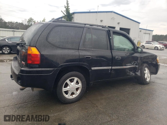 2008 GMC Envoy SLE2 with VIN 1GKDS13S682122400, listed as a Copart auction lot 45149485 with 143,182 mi miles and Salvage Title. Bid and sale history available at carsss.com. Image 3.