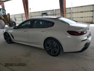 2023 BMW 8 Series 840i with VIN WBAGV4C00PCL13414, listed as a Copart auction lot 51512755 with 23,133 mi miles and Salvage title. Bid and sale history available at DreamBid. Image 2.