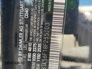 2008 Mercedes-Benz CLK 350 с VIN WDBTK56F18F255103, выставлен на аукционе Copart как лот 47955325 с пробегом Не указан миль и Списание • Salvage title. История ставок и продаж доступна на DreamBid. Изображение 13.