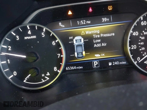 2020 Nissan Murano S with VIN 5N1AZ2AS8LN165741, listed as a IAAI auction lot 41207534 with 65,364 mi miles and . Bid and sale history available at DreamBid. Image 15.