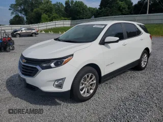 2021 Chevrolet Equinox LT with VIN 3GNAXKEV0MS146064, listed as a Copart auction lot 60201545 with 37,566 mi miles and Salvage title. Bid and sale history available at DreamBid. Image 1.