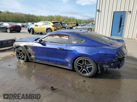 2015 Ford Mustang GT with VIN 1FA6P8CF0F5418662, listed as a Copart auction lot 55444845 with Not Provided miles and Salvage Title. Bid and sale history available at DreamBid. Image 2.