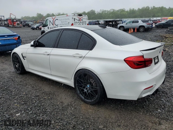 2018 BMW M3 z VIN WBS8M9C5XJ5L71702, wystawiony jako Copart lot #55657055 z przebiegiem Nie podano mil oraz Szkody całkowita. Historia ofert i sprzedaży dostępna na DreamBid. Obrazek 2.
