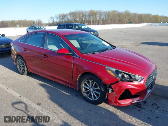 2018 Hyundai Sonata SE z VIN 5NPE24AF4JH615682, wystawiony jako IAAI lot #41888584 z przebiegiem 68 123 mil mil oraz . Historia ofert i sprzedaży dostępna na DreamBid. Obrazek 1.