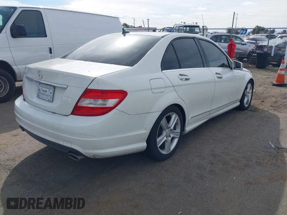 2010 Mercedes-Benz C-Class C 300 Sport with VIN WDDGF5EB5AR110145, listed as a IAAI auction lot 41662470 with 141,099 mi miles. Bid and sale history available at carsss.com. Image 4.