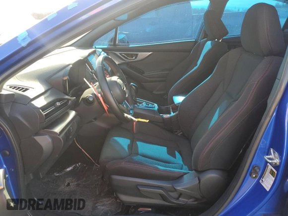 2022 Subaru WRX Premium with VIN JF1VBAH61N8007312, listed as a Copart auction lot 89149885 with 38,594 mi miles and Salvage Title. Bid and sale history available at carsss.com. Image 7.