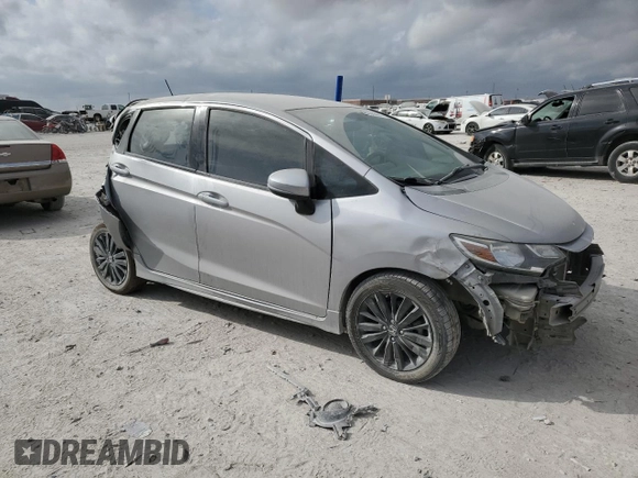 2018 Honda Fit Sport with VIN 3HGGK5G60JM735514, listed as a Copart auction lot 78395064 with Not Provided miles and Salvage Title. Bid and sale history available at DreamBid. Image 4.