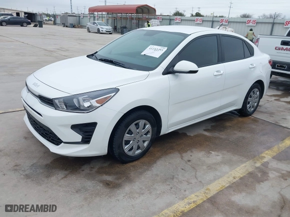 2023 Kia Rio S with VIN 3KPA24AD1PE524184, listed as a IAAI auction lot 41232493 with 25,789 mi miles. Bid and sale history available at carsss.com. Image 17.
