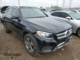 2018 Mercedes-Benz GLC with VIN WDC0G4KB9JV046460, listed as a Copart auction lot 58671172 with 75,858 mi miles. Bid and sale history available at carsss.com. Image 1.