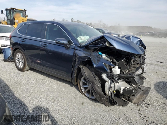 2024 Honda CR-V EX-L with VIN 7FARS3H78RE001095, listed as a Copart auction lot 55829055 with 26,481 mi miles and Salvage Title. Bid and sale history available at DreamBid. Image 4.